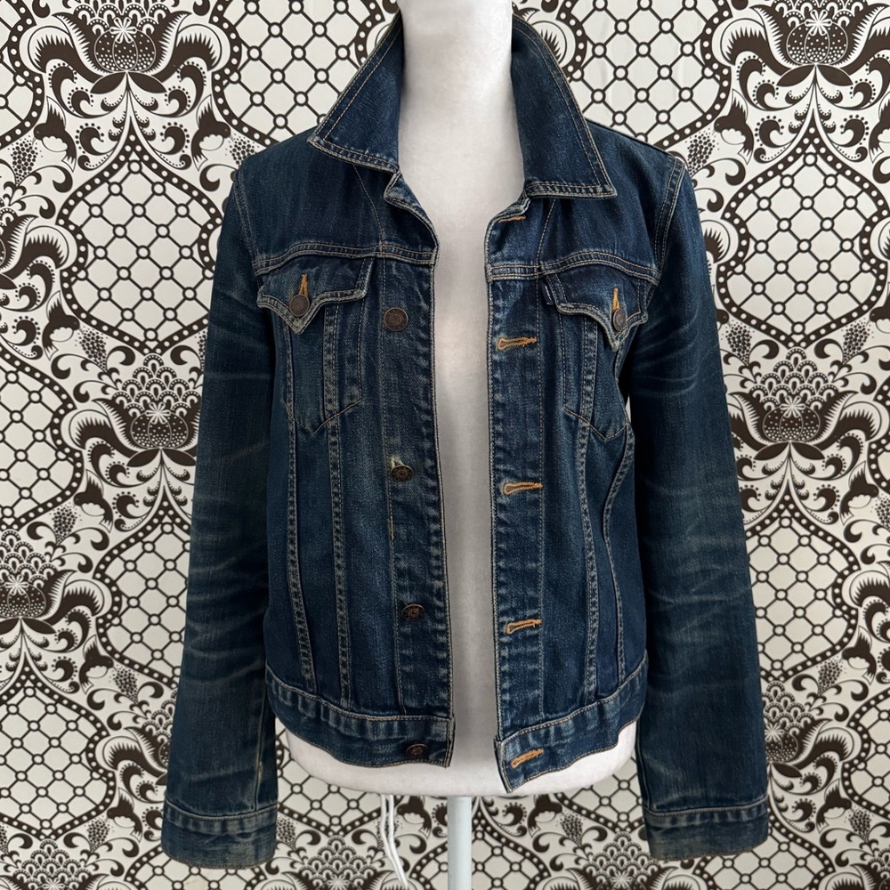 REVOLVE ✨EARL JEANS denim jean jacket dark wash excellent vintage condition Y2K